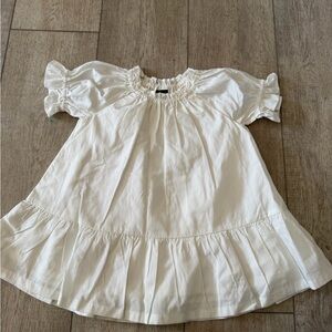 White Ruffled Baby Dress